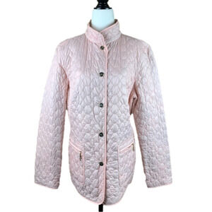 BASLER Pink Reversible Quilted Jacket